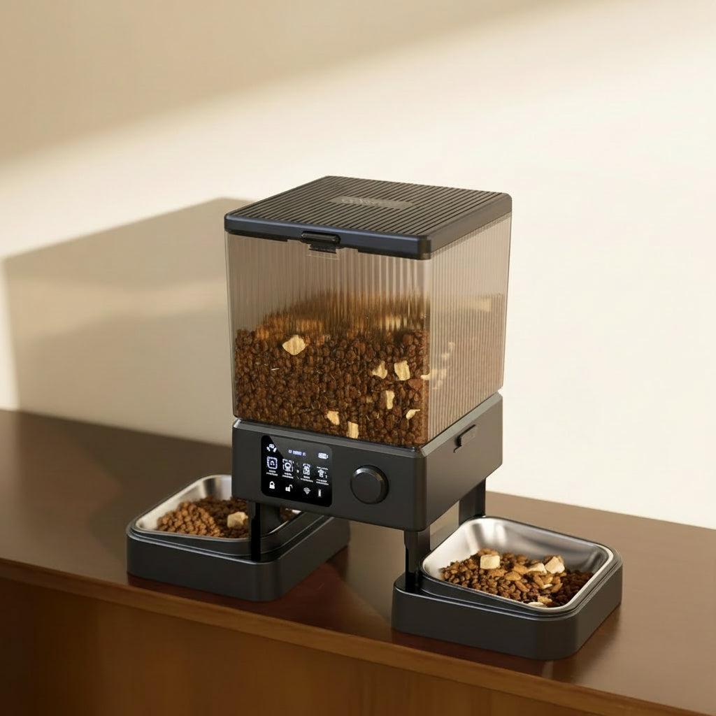 Smart Cat Food Dispenser With Programmable Feeding Schedule