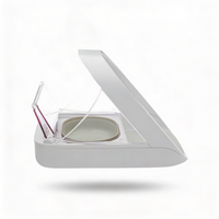 Close Up Of Automatic Pet Feeder Showing Sealed Lid