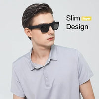 Open Ear Smart Sunglasses Side View Lightweight Design
