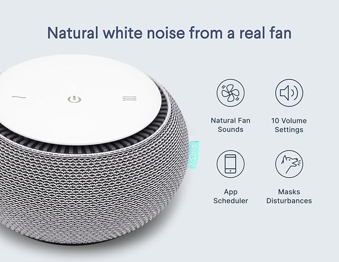 Baby Sleep Smart White Noise Machine With Noise Blocking Sounds
