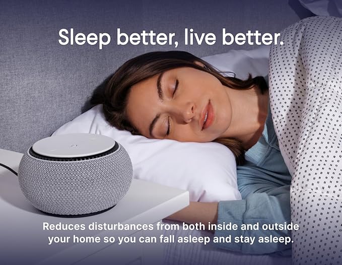 Compact Smart White Noise Machine For Home And Travel