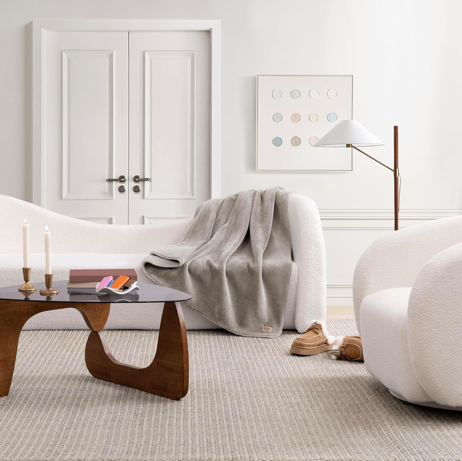 Sofa blanket for home decor and daily indoor use