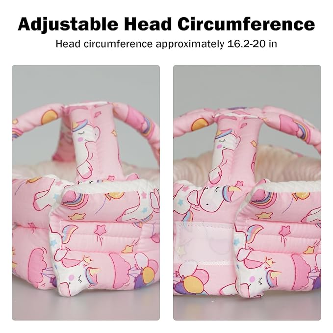 Soft baby head cushion helmet for supervised daily use