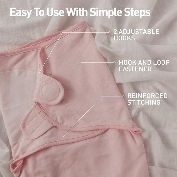 Soft baby swaddle wrap blanket for newborn nap routine