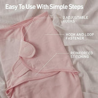 Soft baby swaddle wrap blanket for newborn nap routine