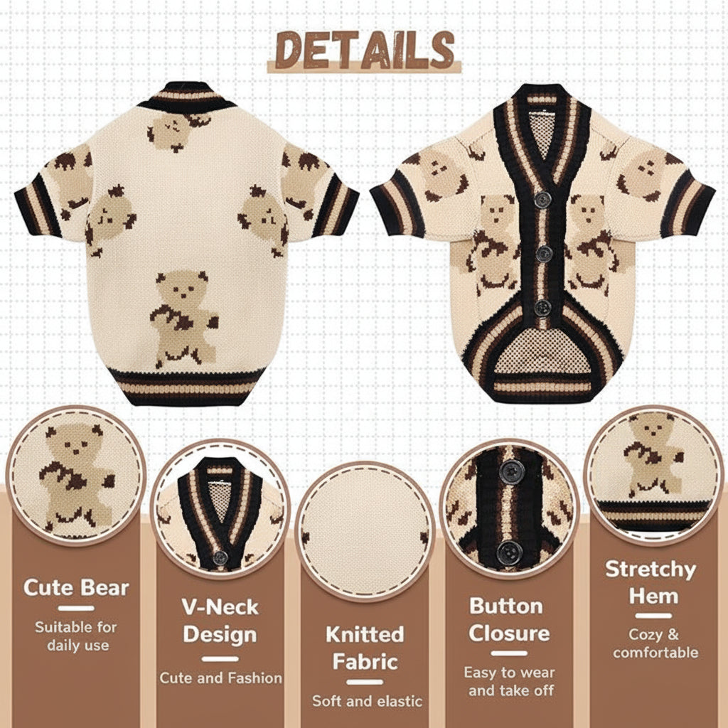 Pet-Bear-Pattern-Sweater