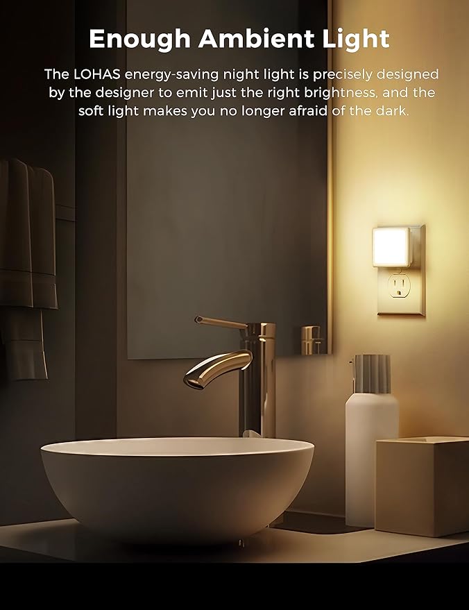 Soft LED Wall Night Lamp For Comfortable Nighttime Lighting