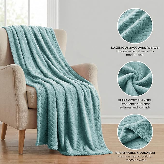 Cozy lightweight blanket for naps and travel