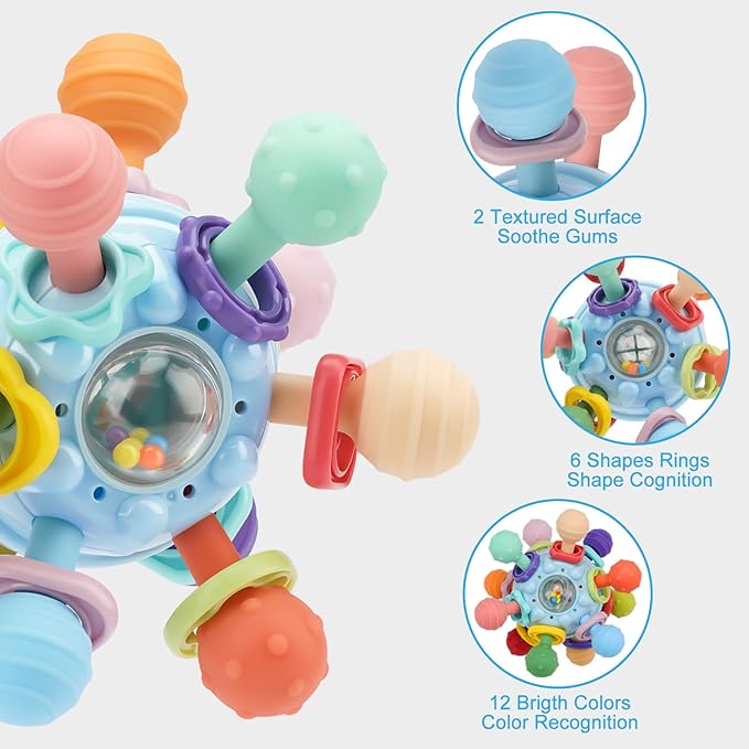 Soft Silicone Baby Teether For Gum Relief And Comfort