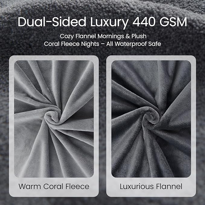 Cozy Reversible Pet Blanket for Couch Sofa and Car Seat