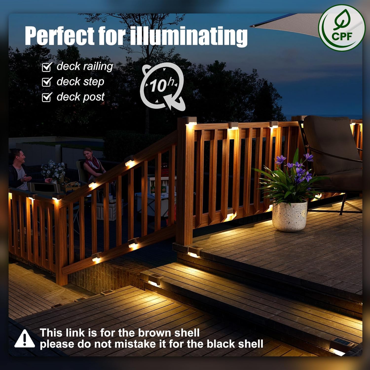 Solar Step Lights Outdoor Waterproof