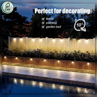 Solar Fence Lights Outdoor