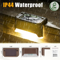 Solar Powered Outdoor Step Lights