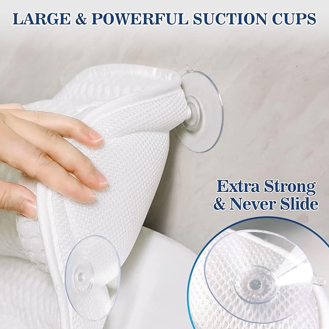 Full Support Bath Pillow for Tub