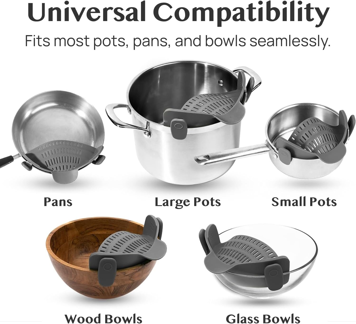 Space Saving Pot Strainer