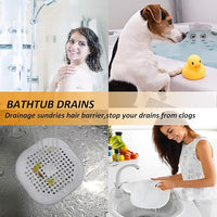 Square Drain Hair Catcher for Bathtub and Sink