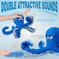 squeaky crinkle octopus toy for dogs tug of war