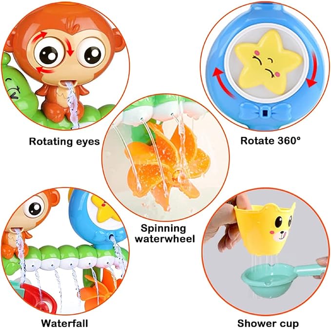 Soft Squeezable Baby Bath Toys for Sensory Play