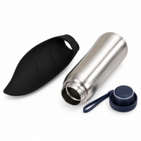 Portable stainless steel dog water cup for travel and walks
