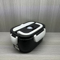 Removable stainless steel food container inside electric lunch box for easy cleaning