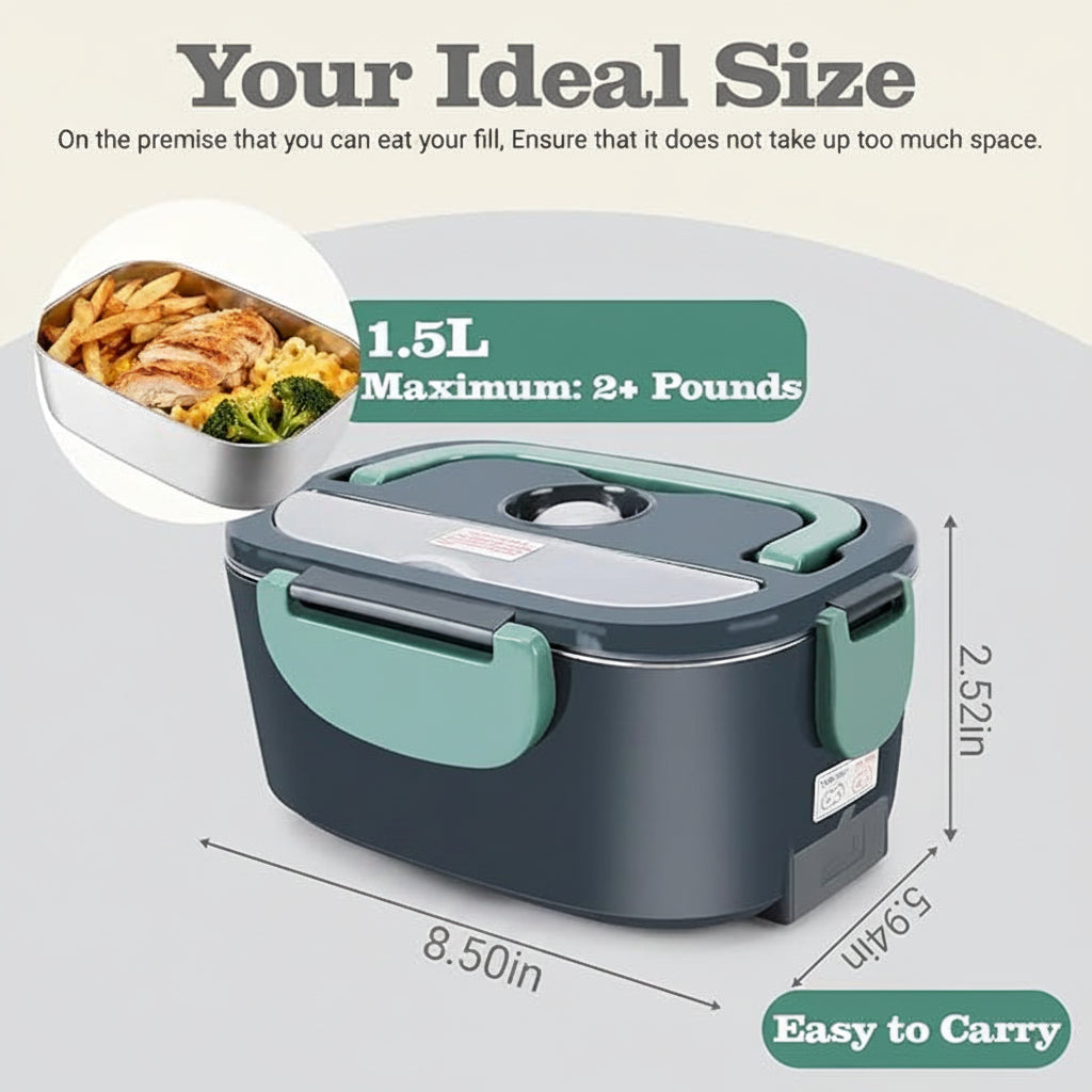 Stainless steel inner container for electric lunch box