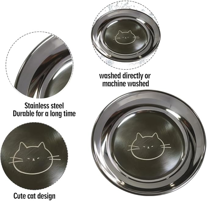 Stainless steel dog water bowl durable and hygienic pet dish