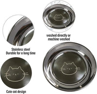 Stainless steel dog water bowl durable and hygienic pet dish