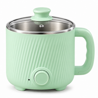 Electric steamer pot featuring a 304 stainless steel cooking surface displayed on a clean white background.