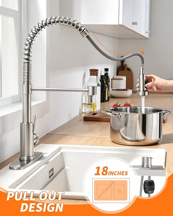 Pull Down Sprayer Kitchen Tap