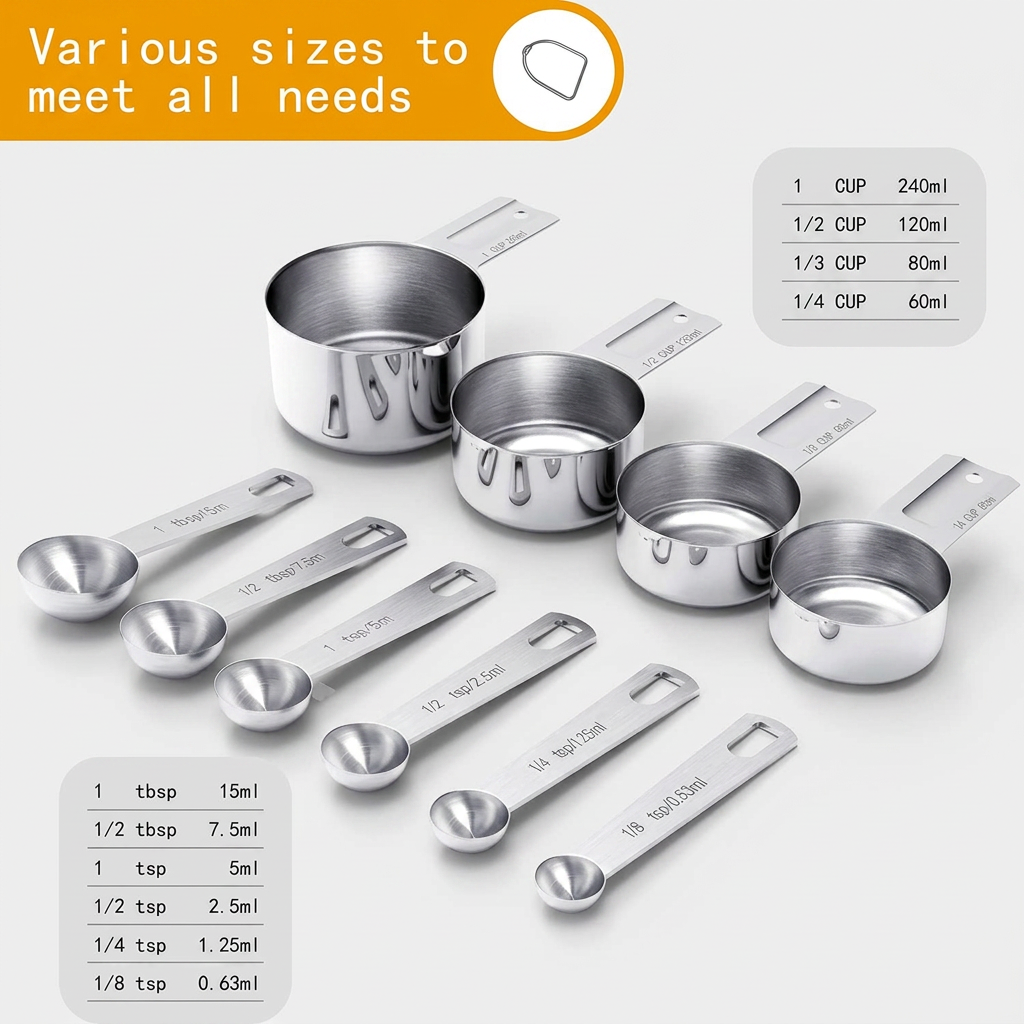 Dishwasher Safe Baking Measuring Tools