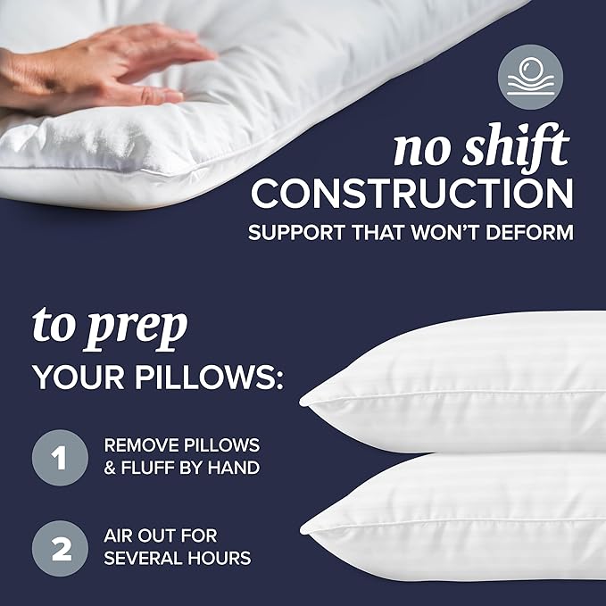 Plush Soft Queen Size Bed Pillows