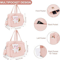 Stylish baby travel bag, fashionable and spacious for daily use and travel.