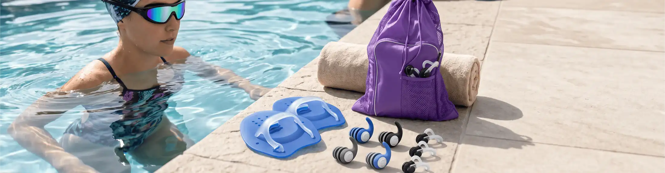 Swimming glasses