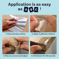 Table edge protector for baby safety at home furniture corners