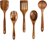 Natural Wooden Kitchen Tools Set