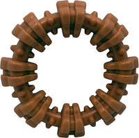 Textured ring dog chew toy for large dogs aggressive chewers