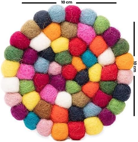 Absorbent Wool Table Protectors for Cups and Mugs