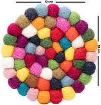 Absorbent Wool Table Protectors for Cups and Mugs