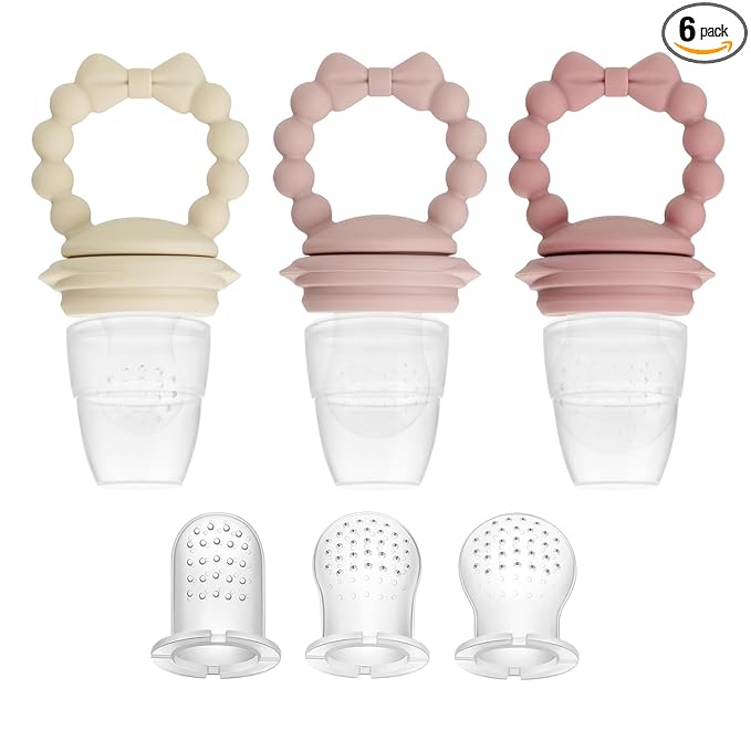 3 Pack Baby Fruit Food Feeder Pacifier