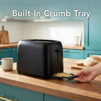 compact toaster suitable for bread slices thin bagels and waffles