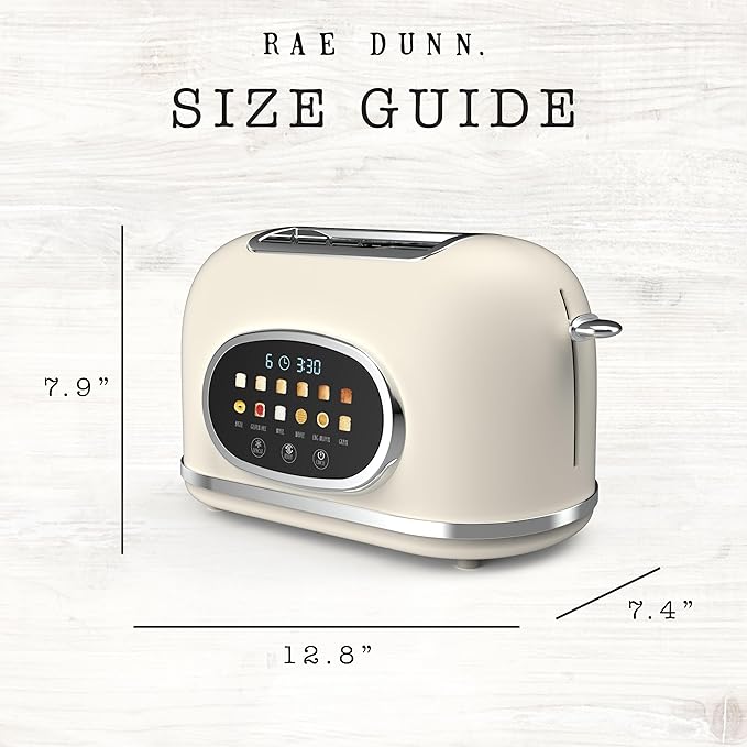 toaster with bagel and defrost functions for bagels and frozen bread