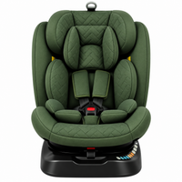 Toddler car seat with integrated harness and shoulder pads
