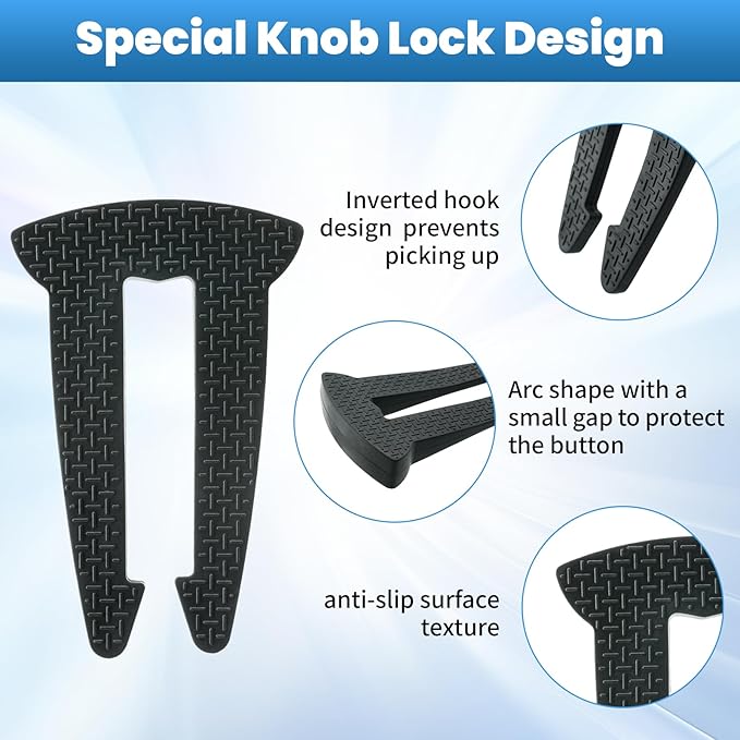 Toddler knob locks for drawer protection and babyproofing