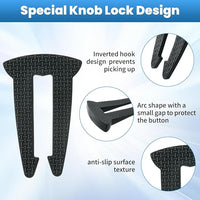 Toddler knob locks for drawer protection and babyproofing