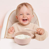 Toddler silicone feeding set, safe and BPA-free for everyday use.