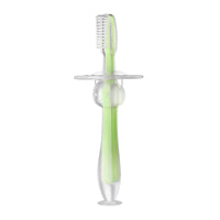 Toddler silicone toothbrush, perfect for your baby’s first teeth and gums care.