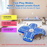 Rechargeable interactive cat toy ready for indoor play