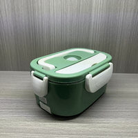 Portable heated lunch box for travel and daily commuting