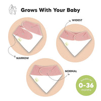 Triangle baby bibs with absorbent material, ideal for drooling and teething infants.