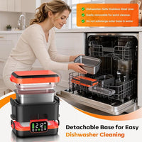 Portable food warmer designed for truck and travel use